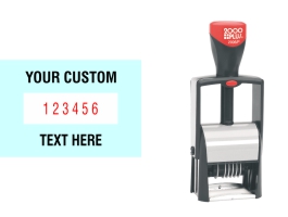 Custom Number Stamps Stamp Connection